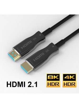 20M FIBER HDMI 2.1 4K 8K Destekli Kablo